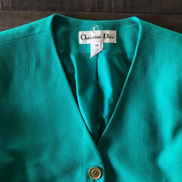 Vintage Christian Dior Suit Jacket & Skirt Set 14